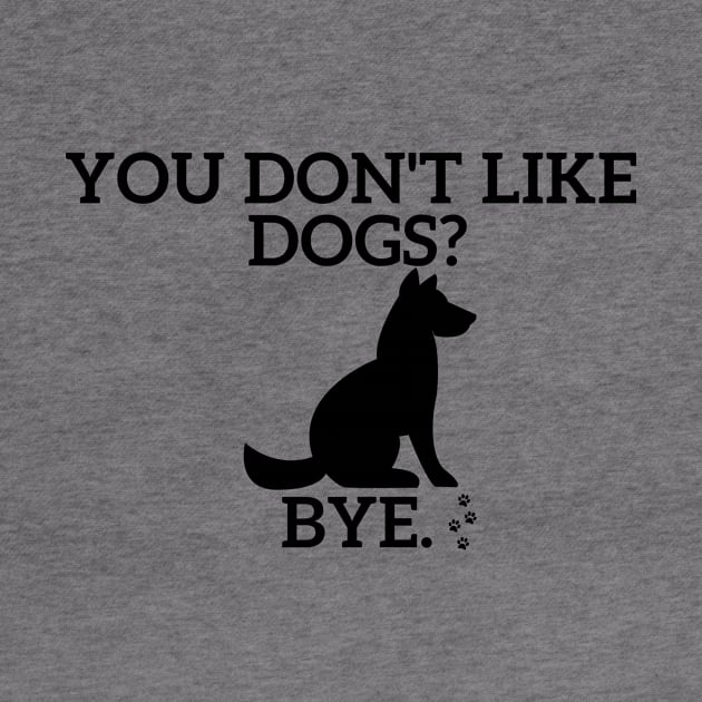 You don't like Dogs? by Statement-Designs